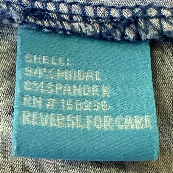 J. MCLAUGHLIN Jana Top Modal Blue Geometric Print Long Sleeve Pullover Stretch M - Picture 7 of 7